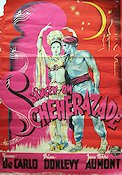 Song of Scheherazade 1947 movie poster Yvonne De Carlo Brian Donlevy Sword and sandal Musicals