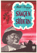 Song of the South 1946 movie poster Ruth Warrick Bobby Driscoll James Baskett Harve Foster Musicals Animation