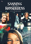 Sanning eller konsekvens 1997 movie poster Tove Edfeldt Anna Gabrielsson Suzanne Reuter Christina Olofson