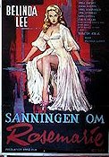 Sanningen om Rosemarie 1959 movie poster Belinda Lee Ladies