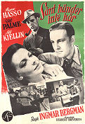 Sånt händer inte här 1951 poster Signe Hasso Ulf Palme Alf Kjellin Ingmar Bergman