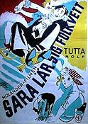 Sara lär sig folkvett 1937 movie poster Tutta Rolf Håkan Westergren