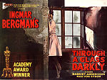 Through a Glass Darkly 1961 movie poster Harriet Andersson Gunnar Björnstrand Max von Sydow Lars Passgård Ingmar Bergman Photo: Sven Nykvist