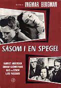 Through a Glass Darkly 1961 movie poster Harriet Andersson Gunnar Björnstrand Max von Sydow Lars Passgård Ingmar Bergman Photo: Sven Nykvist