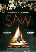 Saw 2004 movie poster Cary Elwes Leigh Whannell Danny Glover James Wan