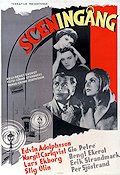 Sceningång 1956 movie poster Edvin Adolphson Margit Carlqvist