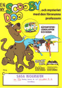 Scooby Doo och mysteriet med den försvunna professorn 1977 movie poster Scooby Doo Läderlappen och Robin Animation