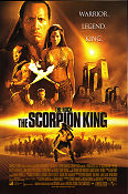 The Scorpion King 2001 movie poster Dwayne Johnson Steven Brand Michael Clarke Duncan Chuck Russell