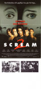 Scream 2 1997 movie poster David Arquette Courteney Cox Sarah Michelle Gellar Wes Craven