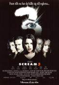 Scream 3 2000 poster David Arquette Neve Campbell Courteney Cox Wes Craven