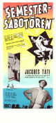 Les Vacances de Monsieur Hulot 1953 movie poster Nathalie Pascaud Micheline Rolla Jacques Tati Travel