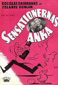 Sensationernas anka 1951 poster Douglas Fairbanks Jr Yolande Donlan Jon Pertwee Val Guest