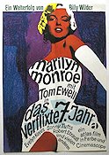 The Seven Year Itch 1955 movie poster Marilyn Monroe Tom Ewell Billy Wilder Artistic posters