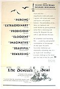 The Seventh Seal 1957 movie poster Max von Sydow Gunnar Björnstrand Nils Poppe Bengt Ekerot Bibi Andersson Inga Gill Gunnel Lindblom Ingmar Bergman