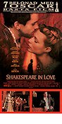 Shakespeare in Love 1998 movie poster Gwyneth Paltrow Joseph Fiennes Judi Dench John Madden Writer: William Shakespeare