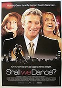 Shall We Dance 2004 movie poster Richard Gere Jennifer Lopez Susan Sarandon Peter Chelsom Dance Romance