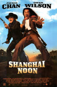 Shanghai Noon 2000 poster Jackie Chan Owen Wilson Lucy Liu Tom Dey Asien