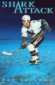 Shark Attack 1992 poster Pat Falloon Find more: NHL Winter sports