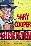 High Noon 1952 movie poster Gary Cooper Grace Kelly Fred Zinnemann