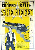 High Noon 1952 movie poster Gary Cooper Grace Kelly Fred Zinnemann Guns weapons