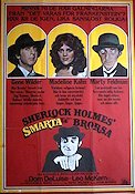 Sherlock Holmes smarta brorsa 1976 movie poster Marty Feldman Gene Wilder Madeline Kahn Find more: Sherlock Holmes