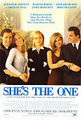 She´s the One 1996 poster Jennifer Aniston Cameron Diaz John Mahoney Edward Burns