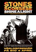 Shine a Light 2008 movie poster Rolling Stones Mick Jagger Keith Richards Charlie Watts Ronnie Wood Martin Scorsese Rock and pop Documentaries