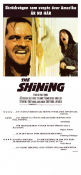 The Shining 1980 movie poster Jack Nicholson Shelley Duvall Danny Lloyd Stanley Kubrick Writer: Stephen King