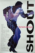 Shout 1991 movie poster John Travolta Jamie Walters Heather Graham Jeffrey Hornaday Dance