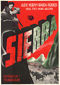 Sierra 1950 movie poster Audie Murphy Wanda Hendrix Burl Ives Alfred E Green Mountains