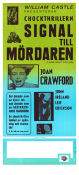 I Saw What You Did 1965 movie poster Joan Crawford John Ireland Leif Erickson William Castle