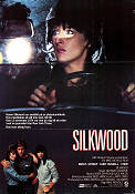 Silkwood 1983 movie poster Meryl Streep Kurt Russell Cher Mike Nichols Politics