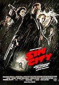 Sin City 2005 movie poster Frank Miller Mickey Rourke Bruce Willis Jessica Alba Robert Rodriguez From comics