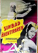 Son of Sinbad 1955 movie poster Lili St Cyr Dale Robertson Sword and sandal