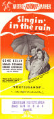 Singin´ in the Rain 1952 movie poster Gene Kelly Debbie Reynolds Donald O´Connor Stanley Donen Musicals