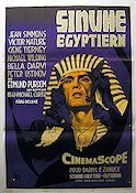 Sinuhe egyptiern 1954 movie poster Edmund Purdom Jean Simmons Michael Curtiz Sword and sandal