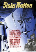 Sista natten 1956 movie poster Hans Strååt Birgitta Valberg Bengt Blomgren Börje Larsson