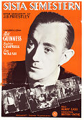 Sista semestern 1950 poster Alec Guinness Henry Cass Resor