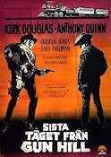 Last Train From Gun Hill 1959 movie poster Kirk Douglas Anthony Quinn Carolyn Jones John Sturges