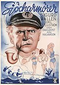 Sjöcharmörer 1939 movie poster Lasse Dahlquist Sigurd Wallén Aino Taube Gösta Rodin