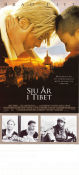 Seven Years in Tibet 1997 movie poster Brad Pitt Jean-Jacques Annaud Asia Religion