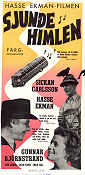 Sjunde himlen 1956 movie poster Sickan Carlsson Gunnar Björnstrand Hasse Ekman Travel