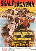 The Scalphunters 1968 movie poster Burt Lancaster Shelley Winters Telly Savalas Sydney Pollack