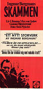 Shame 1968 movie poster Liv Ullmann Max von Sydow Max von Sydow Sigge Fürst Ingmar Bergman