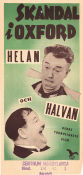 A Chump At Oxford 1939 poster Helan och Halvan Alfred J Goulding