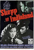 Skepp till India land 1947 movie poster Holger Löwenadler Gertrud Fridh Ingmar Bergman