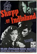 Skepp till India land 1947 movie poster Holger Löwenadler Gertrud Fridh Ingmar Bergman