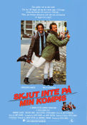 Skjut inte på min kompis 1986 poster Gregory Hines Billy Crystal Steven Bauer Peter Hyams