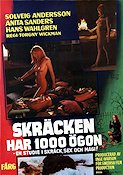 Skräcken har 1000 ögon 1969 movie poster Solveig Andersson Anita Sanders Hans Wahlgren Torgny Wickman Cult movies