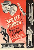 Skrattbomben 1954 movie poster Gus och Holger Gus Dahlström Holger Höglund Karl-Arne Holmsten Börje Larsson